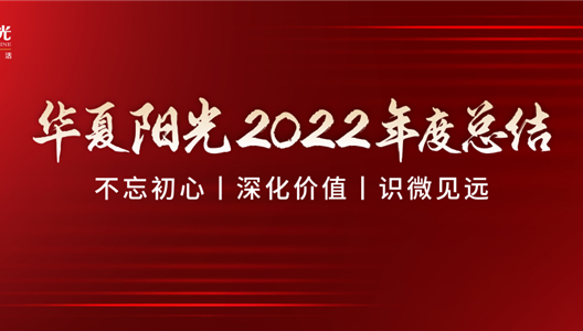 华夏阳光2022年度总结丨不忘初心，深化价值，识微见远